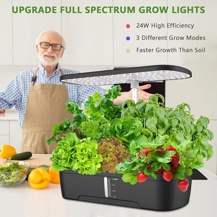 Hydroponic Garden System | 12 Pod Indoor Growing Kit