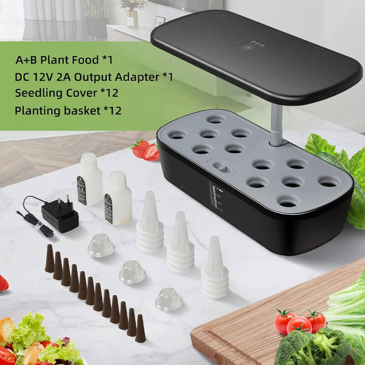 Hydroponic Garden System | 12 Pod Indoor Growing Kit